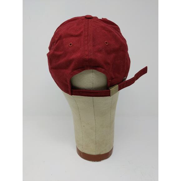 StupidLaBih Slideback Hat Embroidered Logo Kbethos Vintage Cap Red - Picture 6 of 10